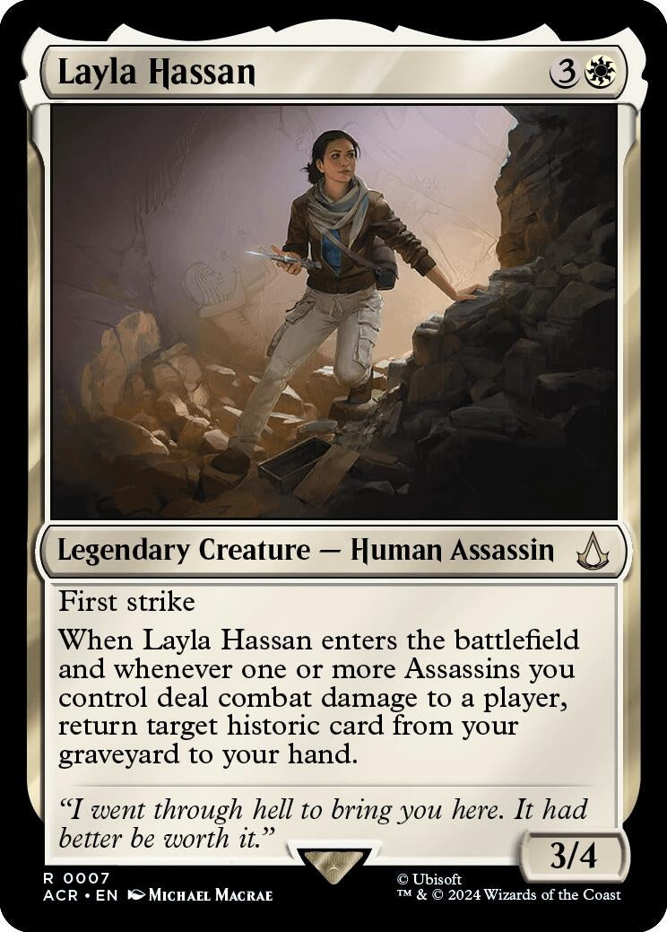 Image for Layla Hassan (Universes Beyond: Assassin's Creed) (7) - Magic: The Gathering