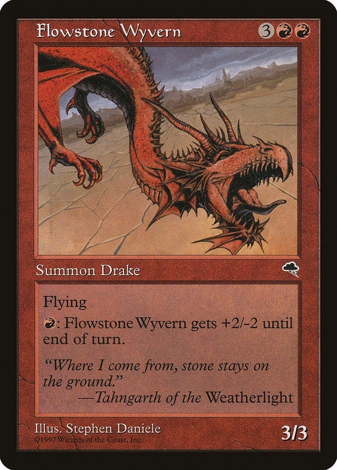 Image for Flowstone Wyvern (Tempest) (176) - Magic: The Gathering