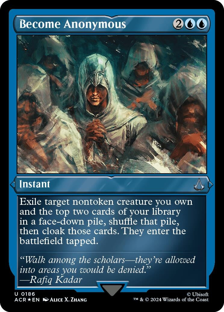 Image for Become Anonymous (Foil Etched) (Universes Beyond: Assassin's Creed) (186) - Magic: The Gathering