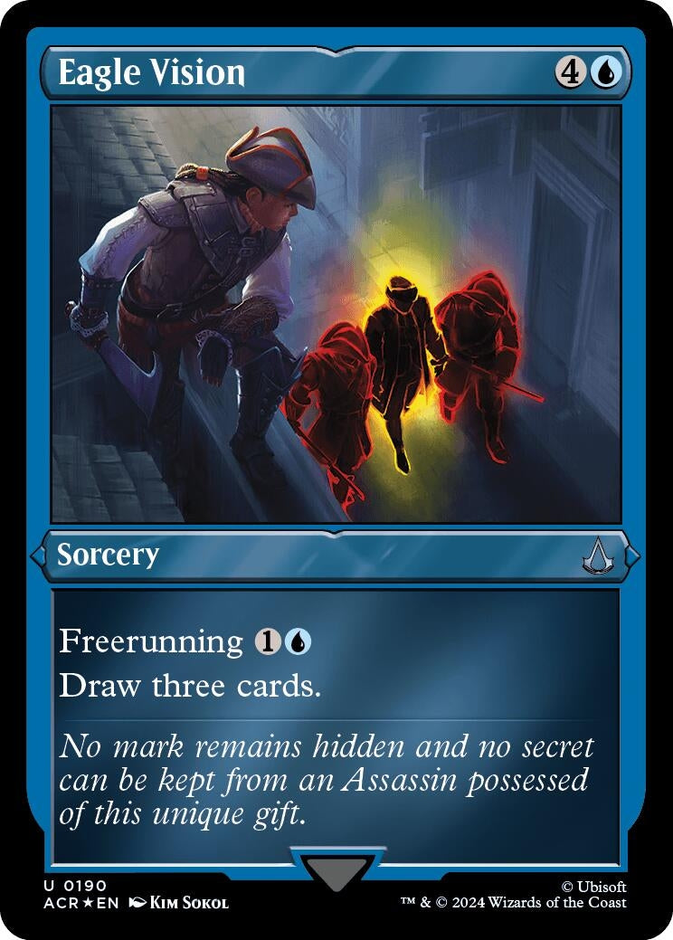 Image for Eagle Vision (Foil Etched) (Universes Beyond: Assassin's Creed) (190) - Magic: The Gathering