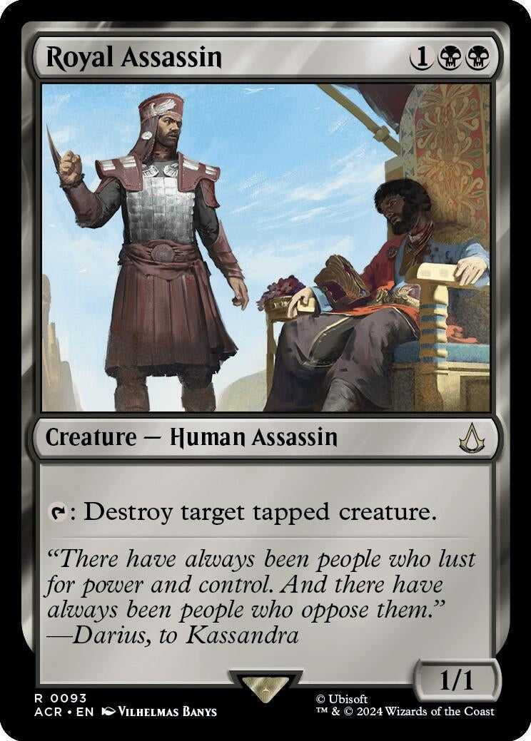 Image for Royal Assassin (Universes Beyond: Assassin's Creed) (93) - Magic: The Gathering