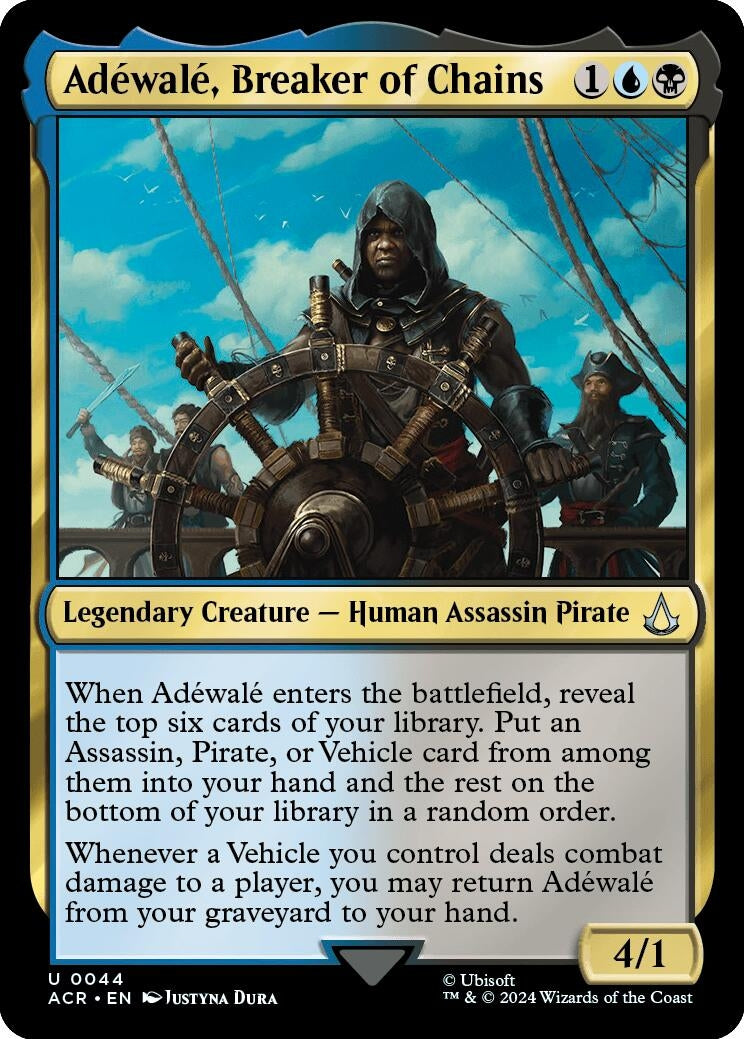 Image for Adewale, Breaker of Chains (Universes Beyond: Assassin's Creed) (44) - Magic: The Gathering