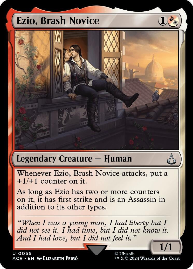 Image for Ezio, Brash Novice (Universes Beyond: Assassin's Creed) (55) - Magic: The Gathering
