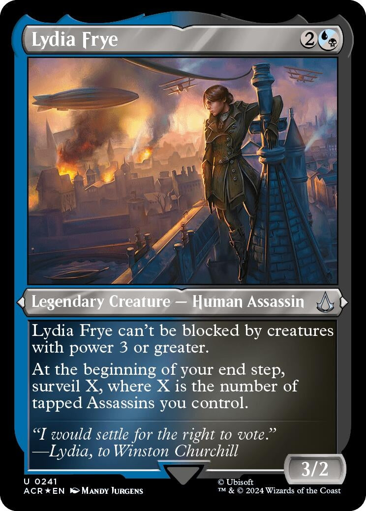 Image for Lydia Frye (Foil Etched) (Universes Beyond: Assassin's Creed) (241) - Magic: The Gathering