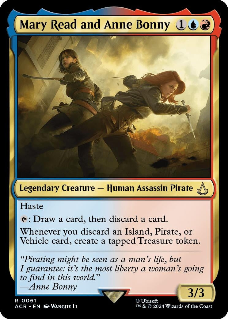 Image for Mary Read and Anne Bonny (Universes Beyond: Assassin's Creed) (61) - Magic: The Gathering