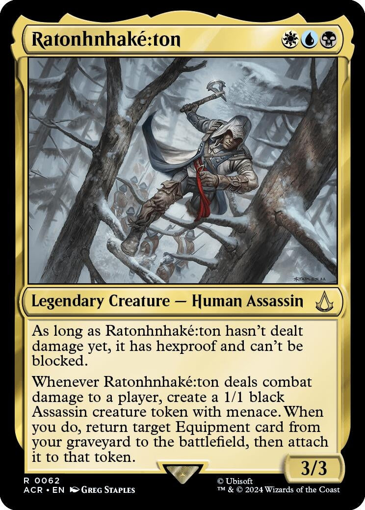 Image for Ratonhnhake:ton (Universes Beyond: Assassin's Creed) (62) - Magic: The Gathering