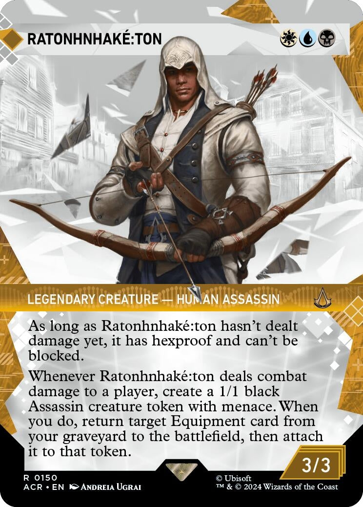 Image for Ratonhnhake:ton (Showcase) (Universes Beyond: Assassin's Creed) (150) - Magic: The Gathering