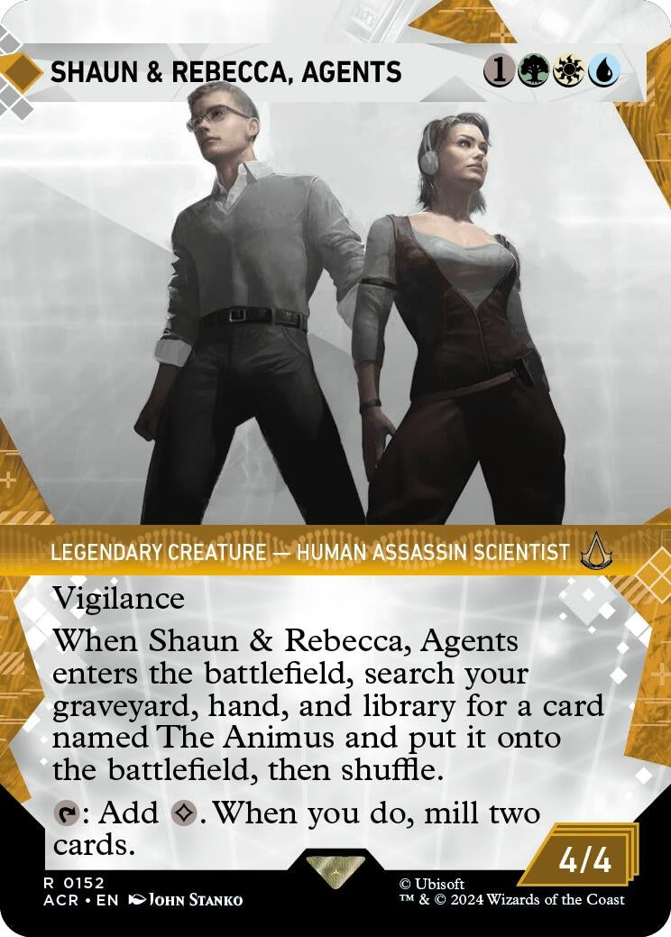 Image for Shaun & Rebecca, Agents (Showcase) (Universes Beyond: Assassin's Creed) (152) - Magic: The Gathering