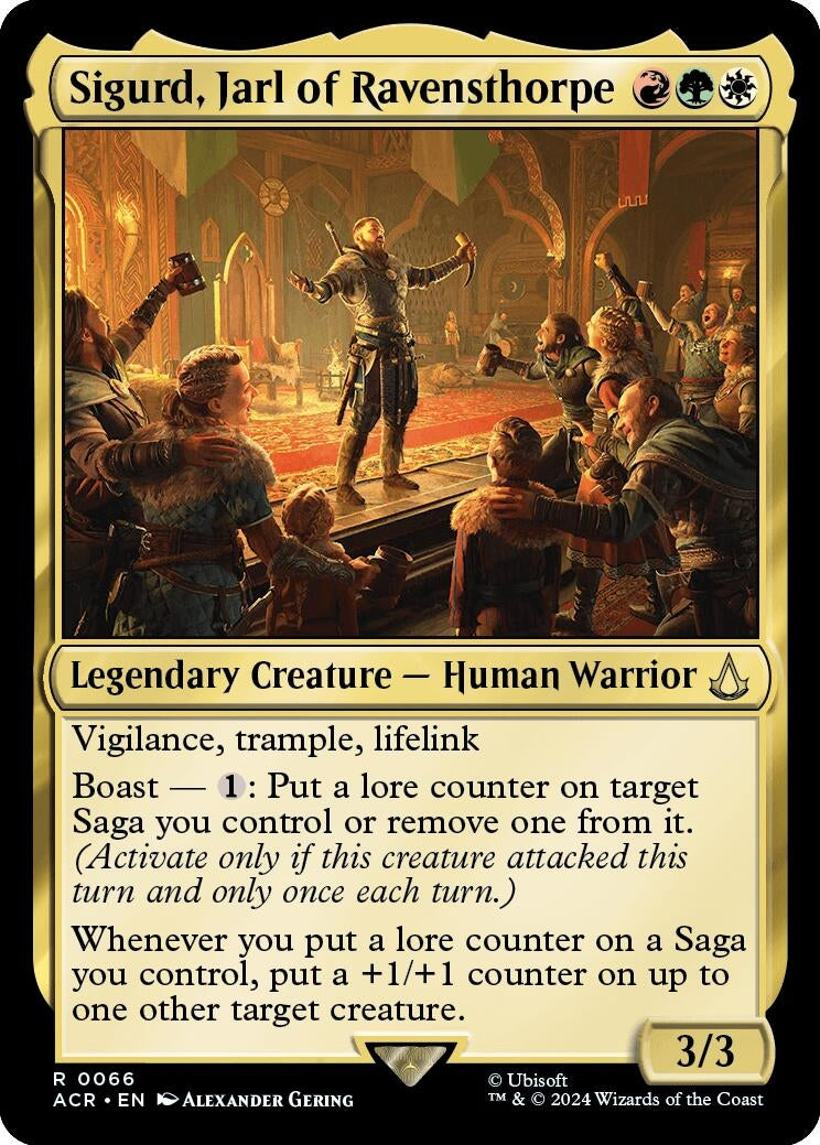 Image for Sigurd, Jarl of Ravensthorpe (Universes Beyond: Assassin's Creed) (66) - Magic: The Gathering