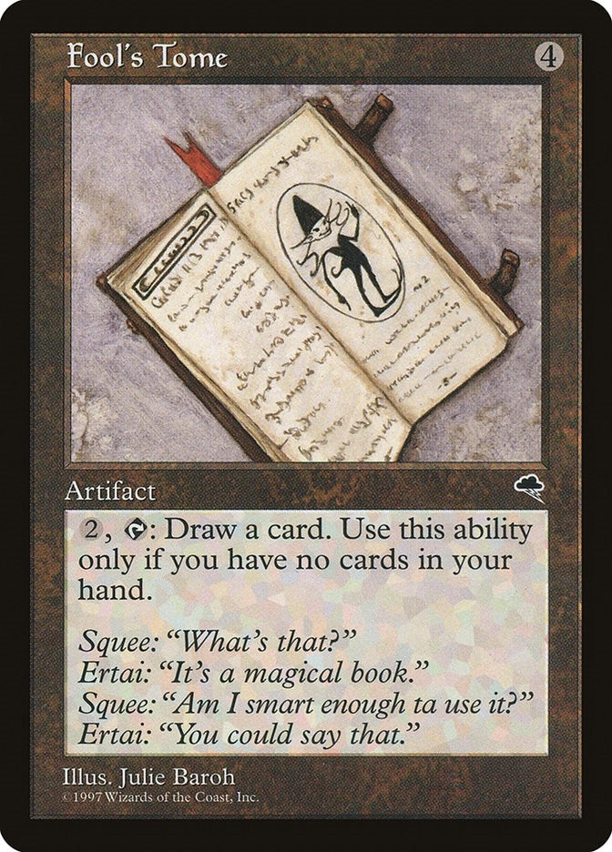 Image for Fool's Tome (Tempest) (289) - Magic: The Gathering