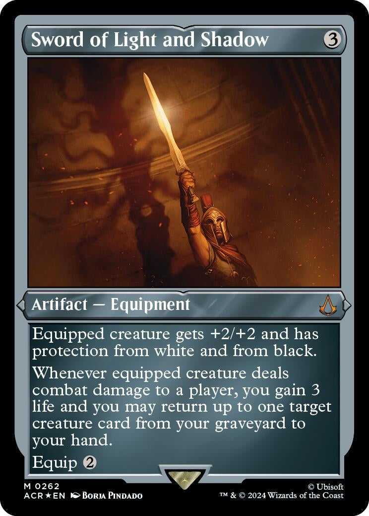 Image for Sword of Light and Shadow (Foil Etched) (Universes Beyond: Assassin's Creed) (262) - Magic: The Gathering