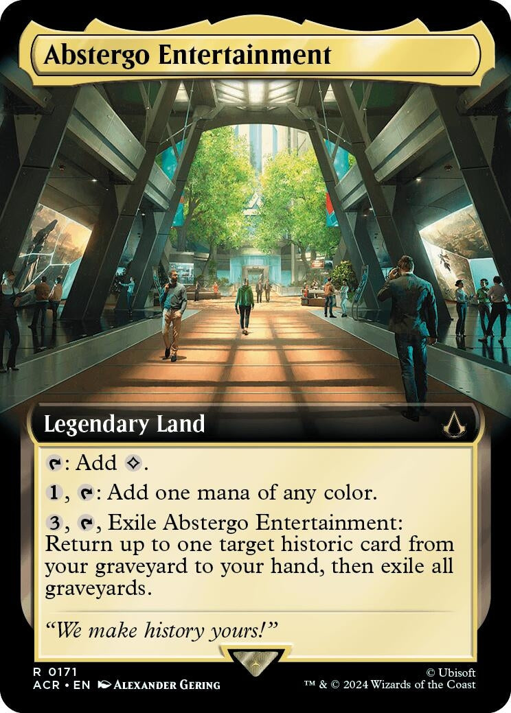 Image for Abstergo Entertainment (Extended Art) (Universes Beyond: Assassin's Creed) (171) - Magic: The Gathering