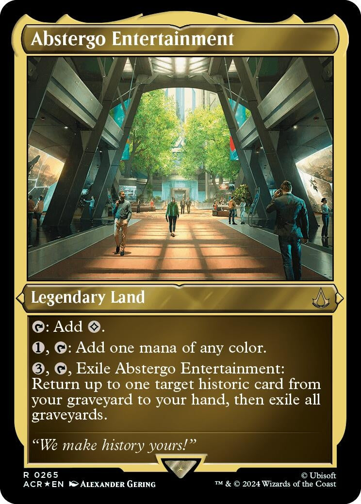 Image for Abstergo Entertainment (Foil Etched) (Universes Beyond: Assassin's Creed) (265) - Magic: The Gathering