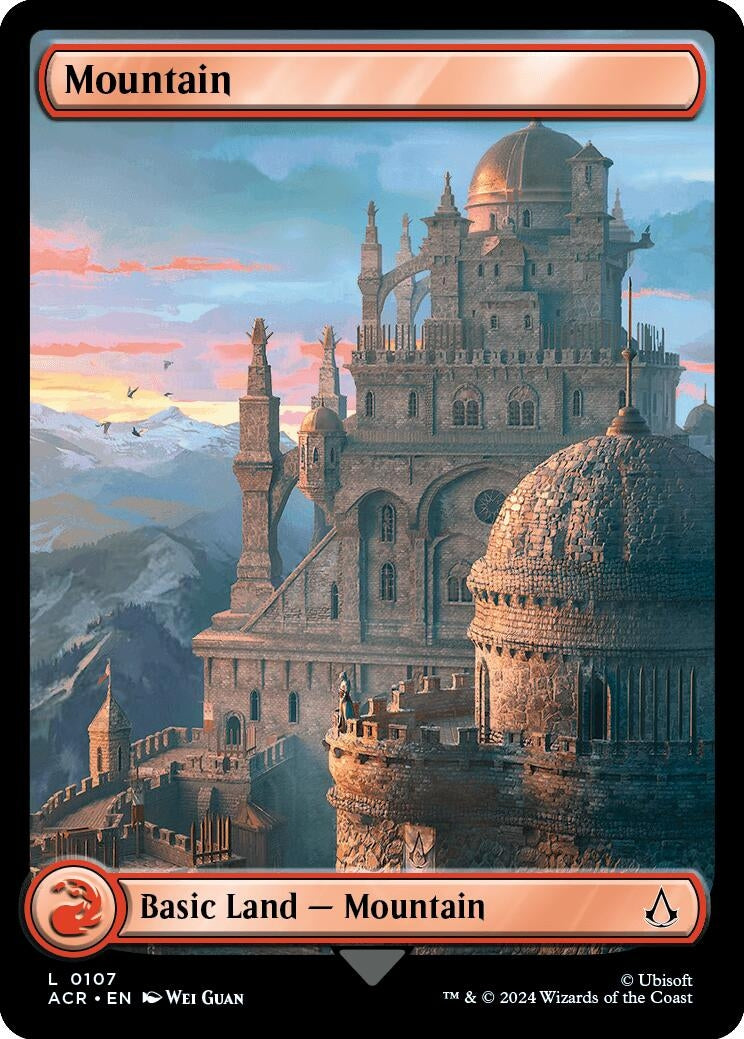 Image for Mountain (0107) (Universes Beyond: Assassin's Creed) (107) - Magic: The Gathering