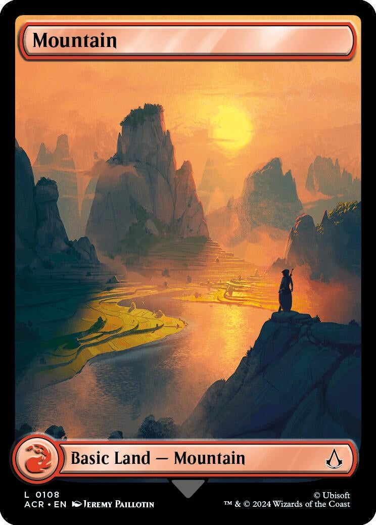 Image for Mountain (0108) (Universes Beyond: Assassin's Creed) (108) - Magic: The Gathering