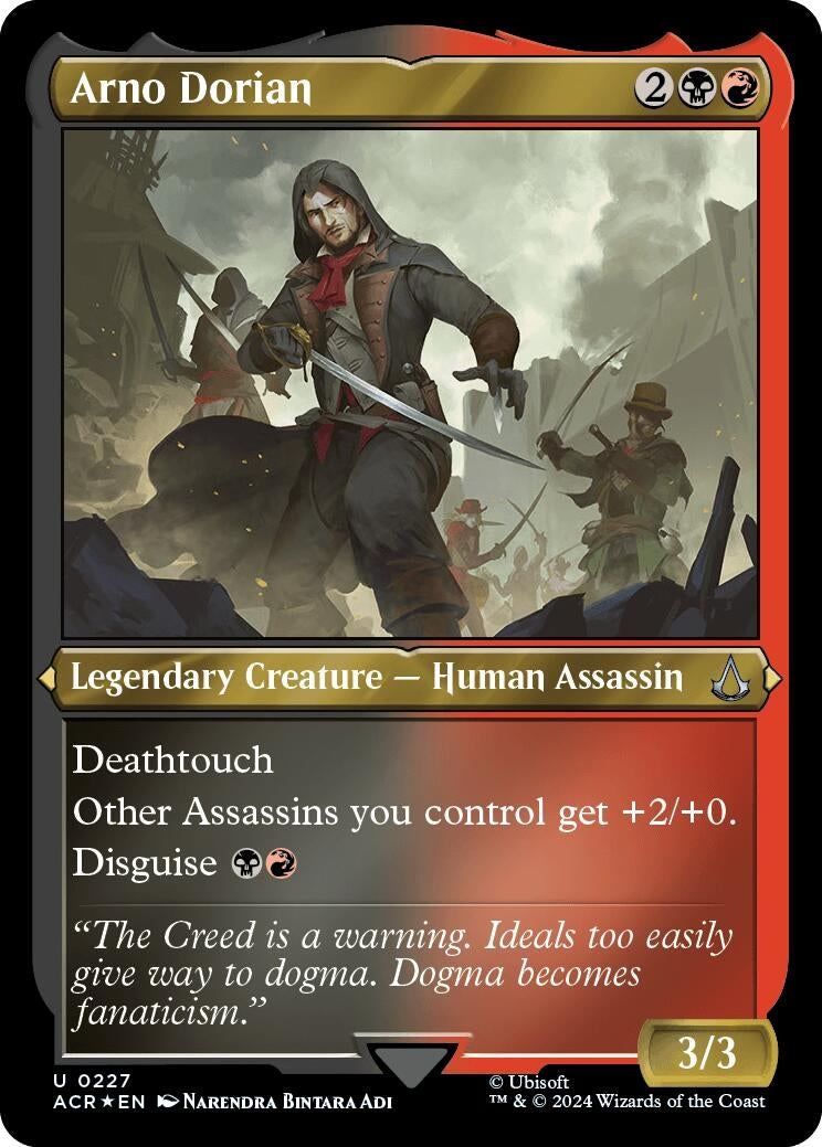 Image for Arno Dorian (Foil Etched) (Universes Beyond: Assassin's Creed) (227) - Magic: The Gathering