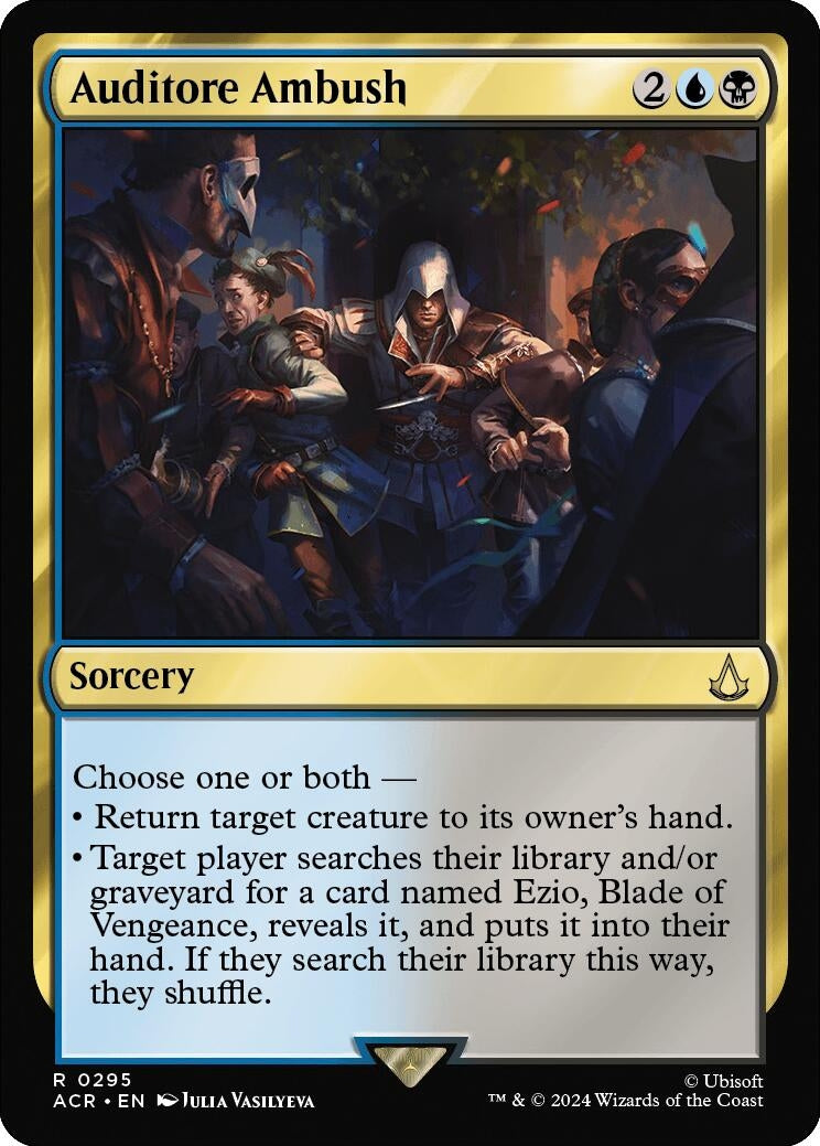 Image for Auditore Ambush (Universes Beyond: Assassin's Creed) (295) - Magic: The Gathering