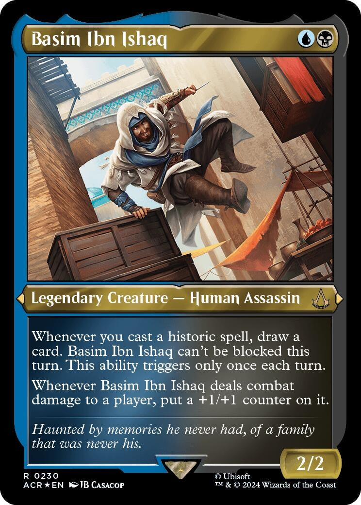 Image for Basim Ibn Ishaq (Foil Etched) (Universes Beyond: Assassin's Creed) (230) - Magic: The Gathering