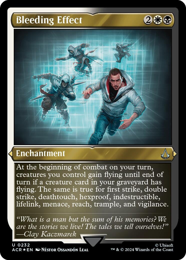 Image for Bleeding Effect (Foil Etched) (Universes Beyond: Assassin's Creed) (232) - Magic: The Gathering