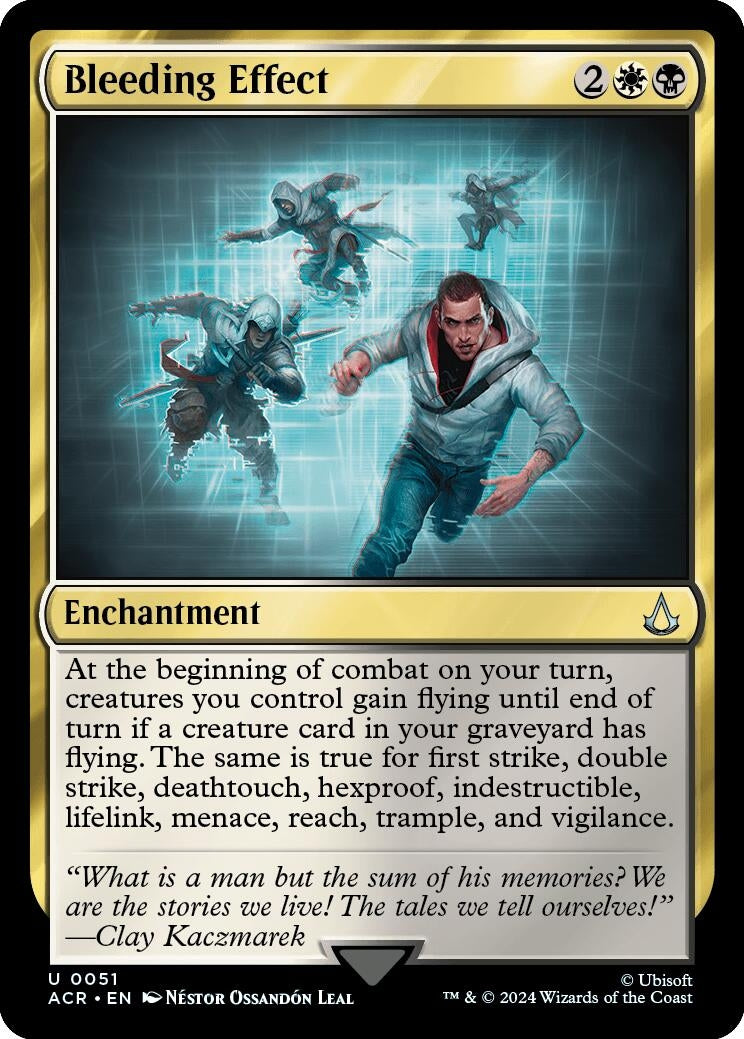 Image for Bleeding Effect (Universes Beyond: Assassin's Creed) (51) - Magic: The Gathering