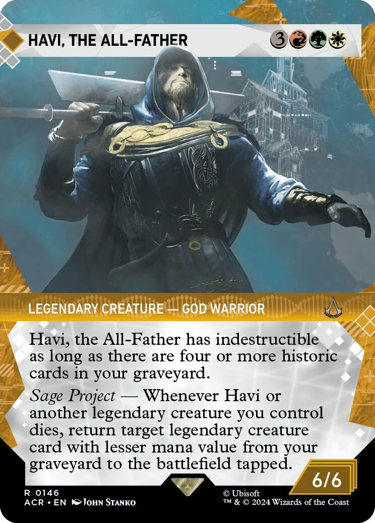 Image for Havi, the All-Father (Showcase) (Universes Beyond: Assassin's Creed) (146) - Magic: The Gathering