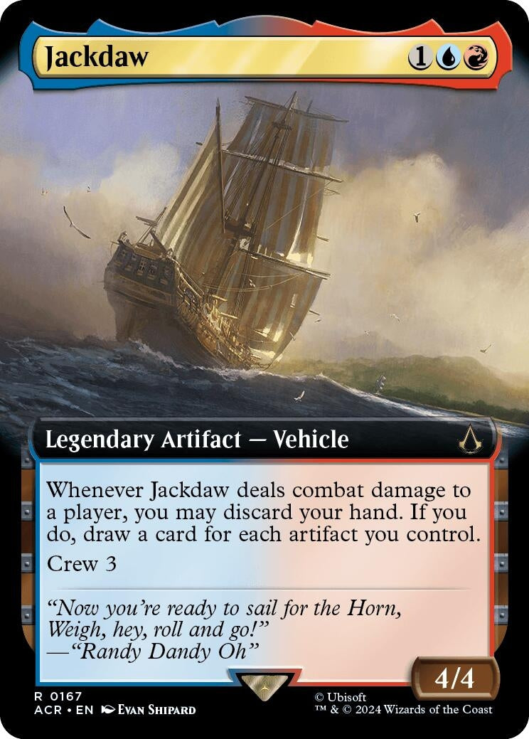 Image for Jackdaw (Extended Art) (Universes Beyond: Assassin's Creed) (167) - Magic: The Gathering