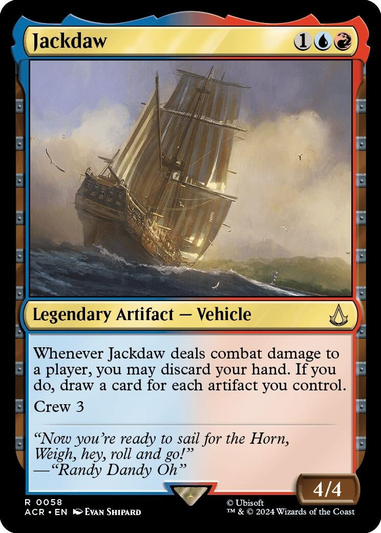 Image for Jackdaw (Universes Beyond: Assassin's Creed) (58) - Magic: The Gathering