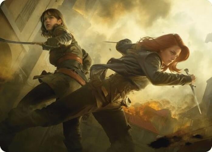 Image for Mary Read and Anne Bonny Art Card (Art Series: Universes Beyond: Assassin's Creed) (7) - Magic: The Gathering