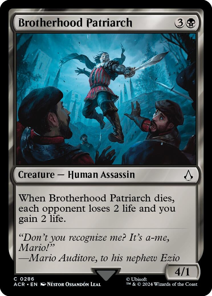 Image for Brotherhood Patriarch (Universes Beyond: Assassin's Creed) (286) - Magic: The Gathering