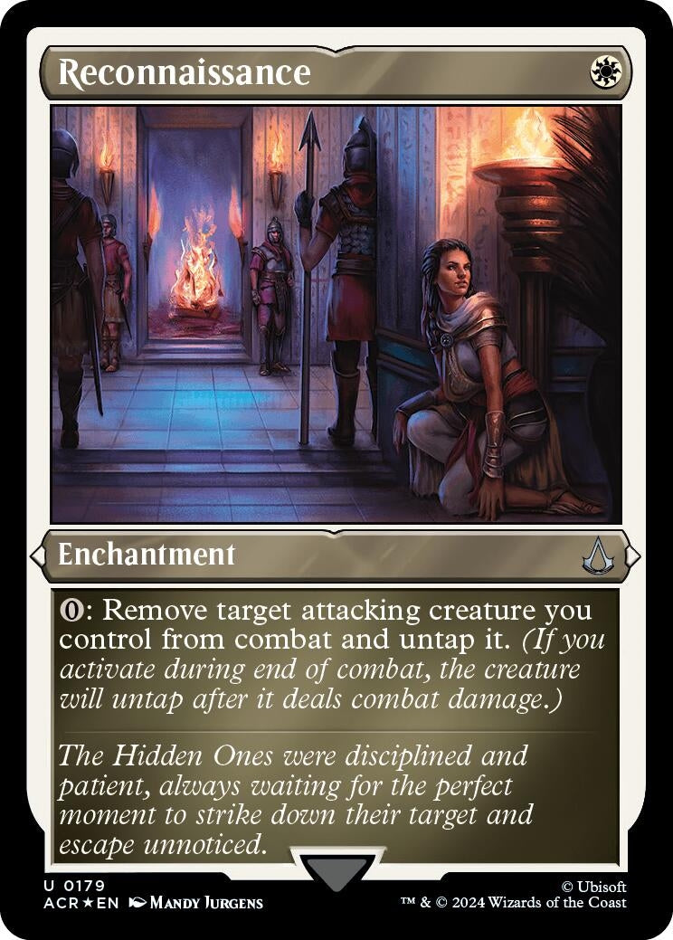 Image for Reconnaissance (Foil Etched) (Universes Beyond: Assassin's Creed) (179) - Magic: The Gathering