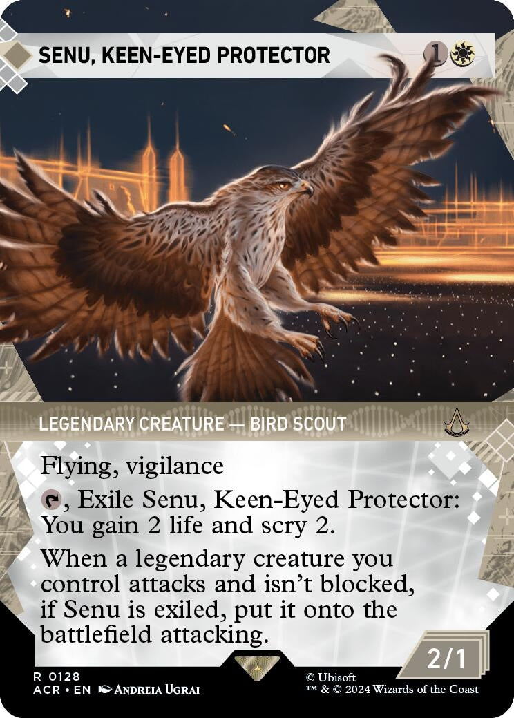 Image for Senu, Keen-Eyed Protector (Showcase) (Universes Beyond: Assassin's Creed) (128) - Magic: The Gathering