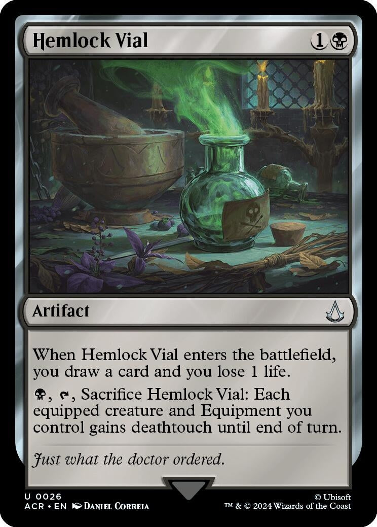 Image for Hemlock Vial (Universes Beyond: Assassin's Creed) (26) - Magic: The Gathering