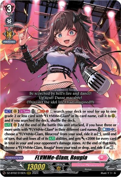 Image for FLMMe-Glam, Rougia (DZ-BT02: Illusionless Strife) (DZ-BT02/016EN) - Cardfight Vanguard