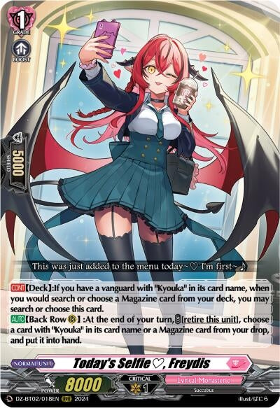 Image for Today's Selfie, Freydis (DZ-BT02: Illusionless Strife) (DZ-BT02/018EN) - Cardfight Vanguard