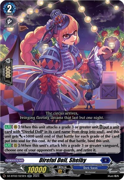 Image for Direful Doll, Shelby (DZ-BT02: Illusionless Strife) (DZ-BT02/023EN) - Cardfight Vanguard