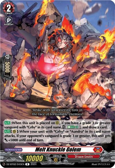 Image for Melt Knuckle Golem (DZ-BT02: Illusionless Strife) (DZ-BT02/045EN) - Cardfight Vanguard