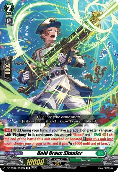 Image for Bold Brave Shooter (DZ-BT02: Illusionless Strife) (DZ-BT02/059EN) - Cardfight Vanguard