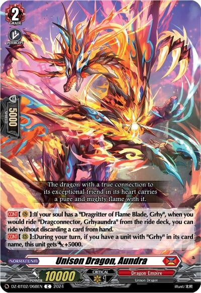 Image for Unison Dragon, Aundra (DZ-BT02: Illusionless Strife) (DZ-BT02/068EN) - Cardfight Vanguard
