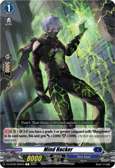 Image for Mind Hacker (DZ-BT02: Illusionless Strife) (DZ-BT02/084EN) - Cardfight Vanguard