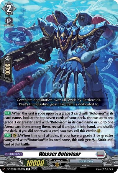 Image for Wasser Rotovisor (DZ-BT02: Illusionless Strife) (DZ-BT02/088EN) - Cardfight Vanguard