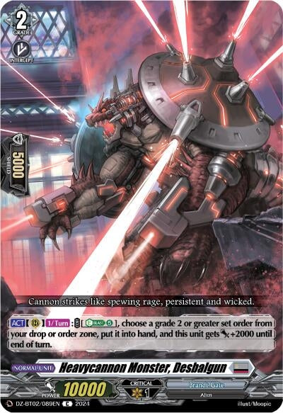 Image for Heavycannon Monster, Desbalgun (DZ-BT02: Illusionless Strife) (DZ-BT02/089EN) - Cardfight Vanguard