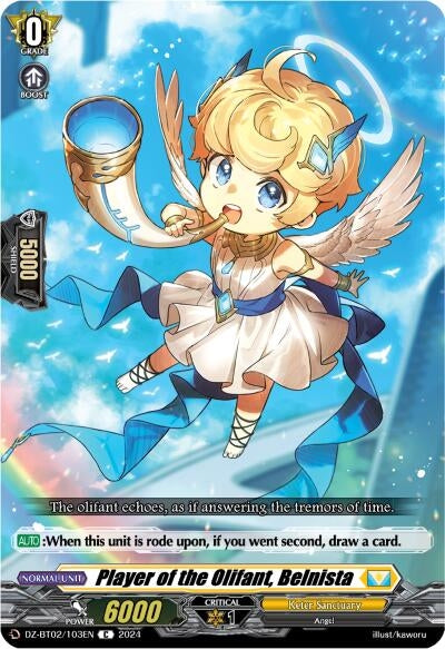 Image for Player of the Olifant, Belnista (DZ-BT02: Illusionless Strife) (DZ-BT02/103EN) - Cardfight Vanguard