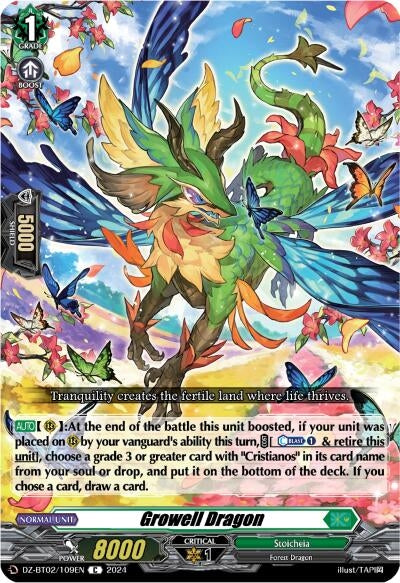 Image for Growell Dragon (DZ-BT02: Illusionless Strife) (DZ-BT02/109EN) - Cardfight Vanguard