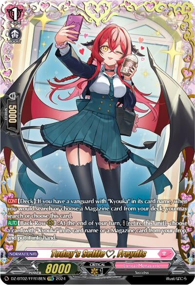Image for Today's Selfie, Freydis (FFR) (DZ-BT02: Illusionless Strife) (DZ-BT02/FFR18EN) - Cardfight Vanguard