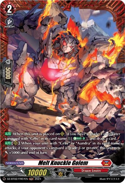Image for Melt Knuckle Golem (FR) (DZ-BT02: Illusionless Strife) (DZ-BT02/FR07EN) - Cardfight Vanguard