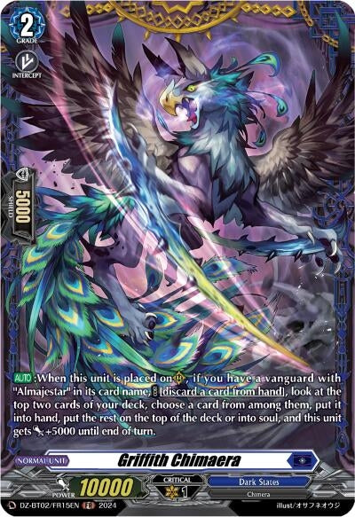 Image for Griffith Chimaera (FR) (DZ-BT02: Illusionless Strife) (DZ-BT02/FR15EN) - Cardfight Vanguard