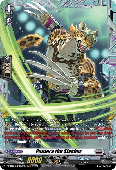 Image for Pantera the Slasher (FR) (DZ-BT02: Illusionless Strife) (DZ-BT02/FR20EN) - Cardfight Vanguard