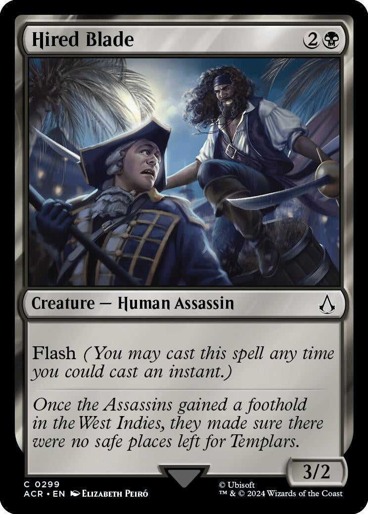 Image for Hired Blade (Universes Beyond: Assassin's Creed) (299) - Magic: The Gathering