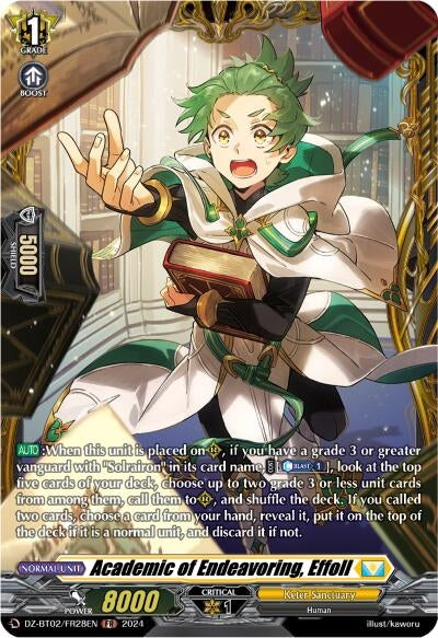 Image for Academic of Endeavoring, Effoll (FR) (DZ-BT02: Illusionless Strife) (DZ-BT02/FR28EN) - Cardfight Vanguard