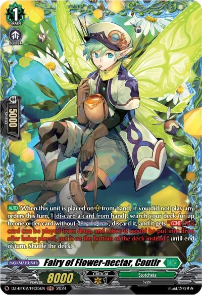 Image for Fairy of Flower-nectar, Coutir (FR) (DZ-BT02: Illusionless Strife) (DZ-BT02/FR35EN) - Cardfight Vanguard